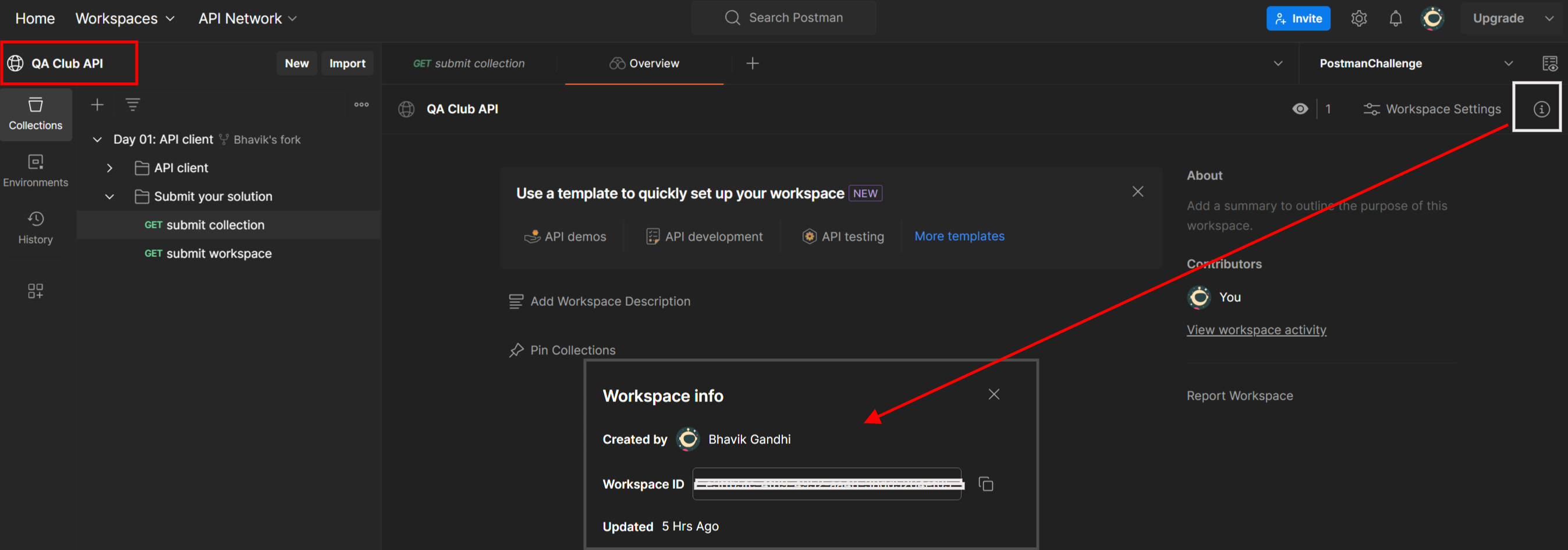 Workspace ID